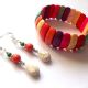 set cu howlite colorate 