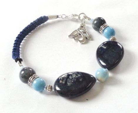 Bratara larimar si dumortierit