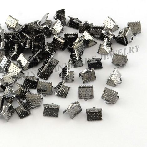 Capat de panglica gunmetal 6x7mm