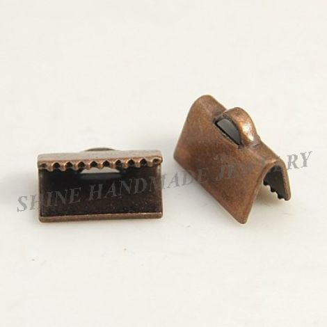 Capat de panglica cupru antichizat 10x7mm