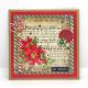 Felicitare mixed media "Rustic Christmas" series.
