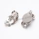 Baza cercei clips platinum 10mm baza