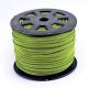 Snur Suede Yellow Green 3x1.5mm