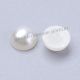 Cabochon perla acril ivory 7x3.5mm