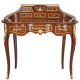 Secretaire Madame Pompadour din lemn masiv 