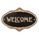 Placheta din fonta Welcome