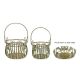 Set doua cosuri fier forjat antik green