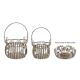 Set doua cosuri fier forjat antik grey