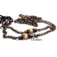 Lantisor ochelari din bronz si cat eye galben