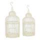 Set doua colivii din fier forjat antik white
