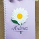 Caiet cu spire metalice personalizat