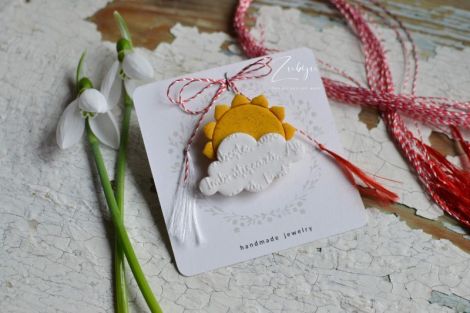 Martisor "Soare cu nor"