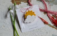 Martisor "Soare cu nor"
