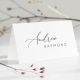 Place card  nunta  botez
