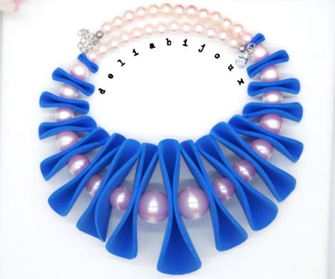 Colier handmade statement unicat -contemporan- ava