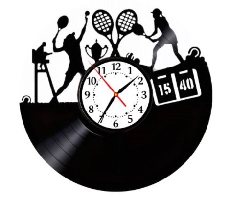 TENIS-ceas de perete personalizabil