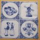 servetel intreg Olanda vintage