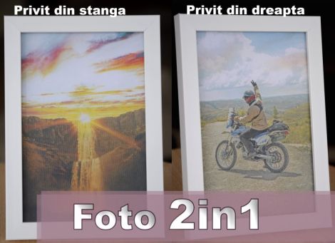 Fotografie personalizata 2in1 - 10x15 cm