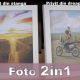 Fotografie personalizata 2in1 - 10x15 cm