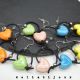 Cercei statement handmade - contemporan -inimi cer
