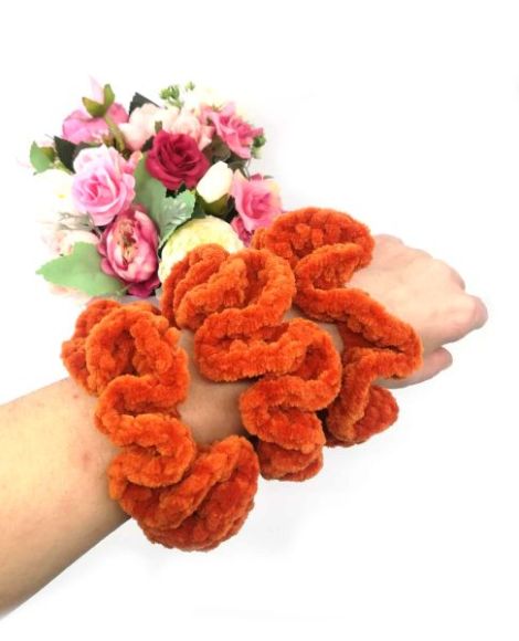 Scrunchie crosetate manual