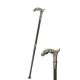 Baston din metal cu maner din aluminiu