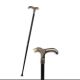 Baston din metal cu maner din aluminiu
