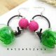 Cercei statement handmade unicat - PET-uri plasti