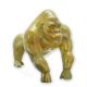 Gorila aurie-statueta din bronz