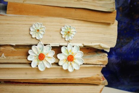 Cercei statement Margarete pentru fete