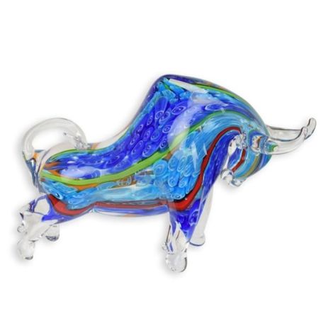 Taur-figurina din sticla Murano