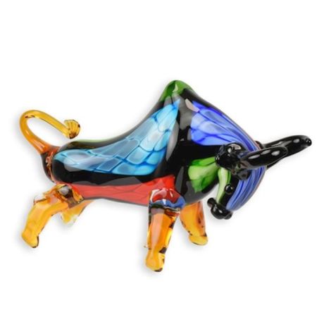 Taur-figurina din sticla Murano