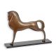 Armasar-statueta moderna din bronz