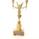 Candelabru cu doua brate din bronz masiv