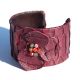 Bratara Piele Be Precious Burgundy Unicat