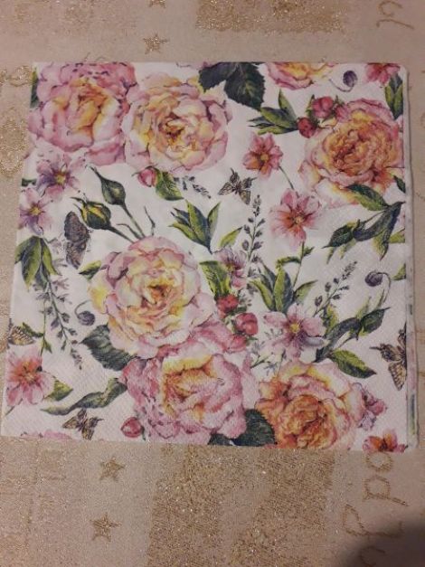 Lilac and Yellow Roses