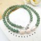 Colier handmade - aventurin si perle cultura cod1