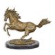 Cal la galop-statueta din bronz 
