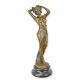 Femeie seminud-statueta din bronz