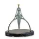 Femeie nud-statueta moderna din bronz
