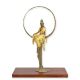  Guanyn sezand-statueta din bronz pictat