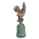 Vultur-statueta din bronz cu un soclu din marmura