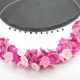 Colier handmade statement -floral - foamiran cod1