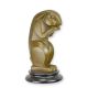 Iepure-statueta Art Deco din bronz