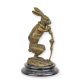 Iepurele vanator-statueta din bronz 