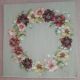 Winter Wreath on Blue