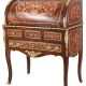 Secretaire baroc din lemn masiv furniruit