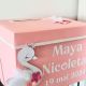 Cutie pentru dar botez fetite Lebada