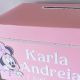 Cutie pentru dar botez fetite roz baby Minnie