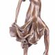 Dansatoare Art Nouveau-statueta din bronz 